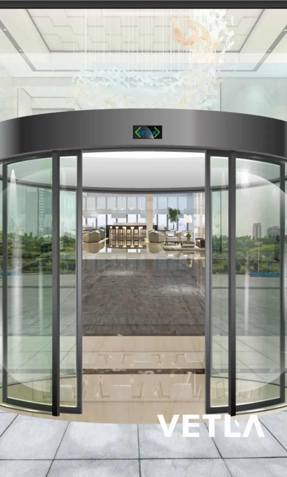 Curved sliding doors by Vetla