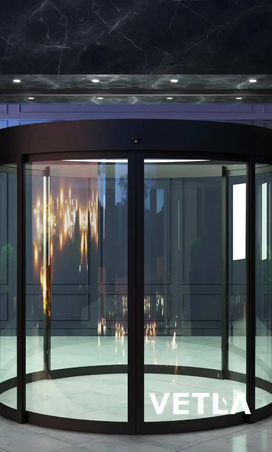 Curved sliding doors by Vetla